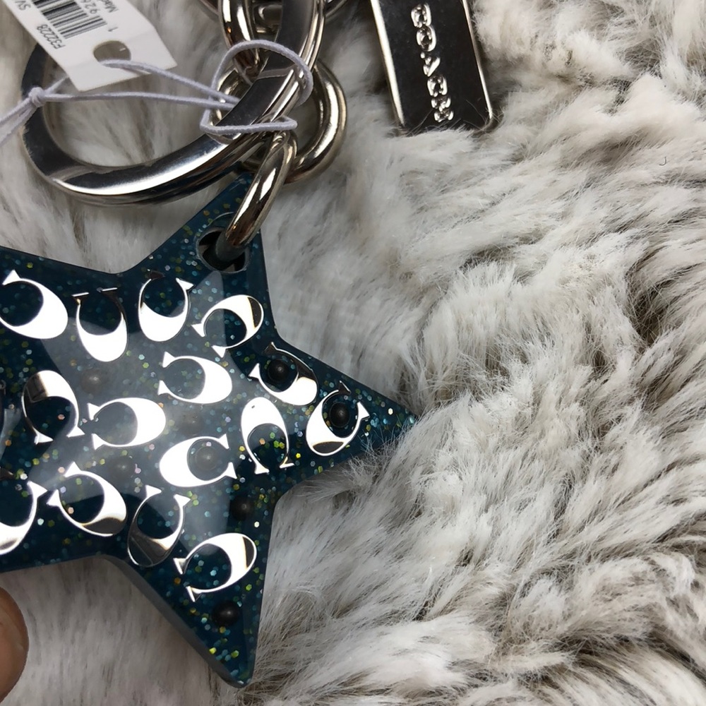 Coach Signature Star Bag Charm - Picture 5 of 5